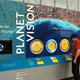 Exhibit wall at CalAcademy’s new Planet Vision interactive exhibit.